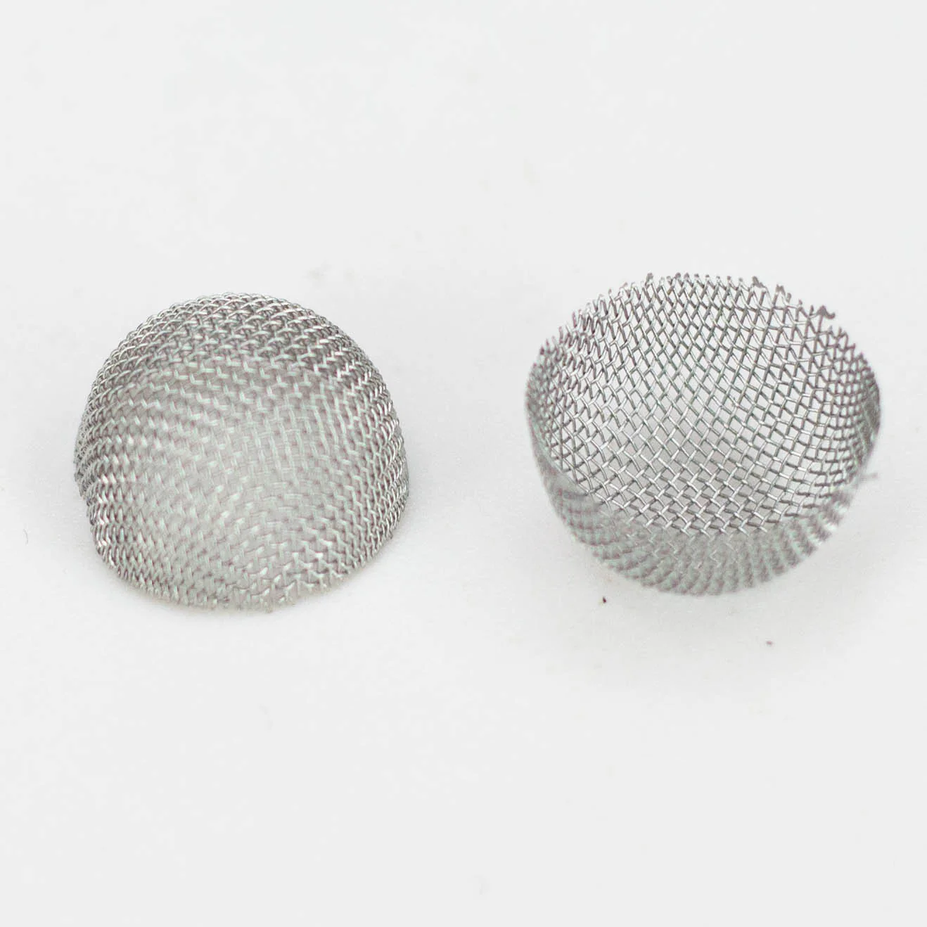 12.5mm - Preformed No Rim Stainless Steel Bowl Screens (10-Pack)